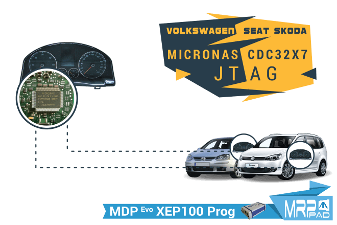 MRPPad V 2.07 Volkswagen Seat Skoda Micronas CDC32X7 JTAG