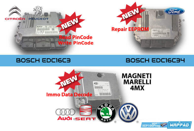 MRPPad v 3.18 EDC16C3 PSA PinCode - EDC16C34 Eeprom repair - VAG 4MX Immo Data MRPPad v 3.18 EDC16C3 PSA PinCode - EDC16C34 Eeprom repair - VAG 4MX Immo Data