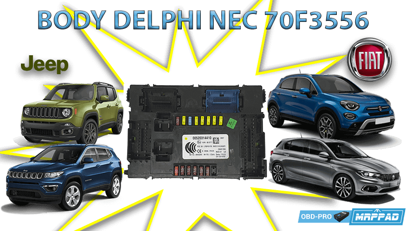MRPPad v 3.14 BODY COMPUTER DELPHI 70F3556 FIAT 500X/TIPO JEEP RENEGADE/COMPASS MRPPad v 3.14 BODY COMPUTER DELPHI 70F3556 FIAT 500X/TIPO JEEP RENEGADE/COMPASS