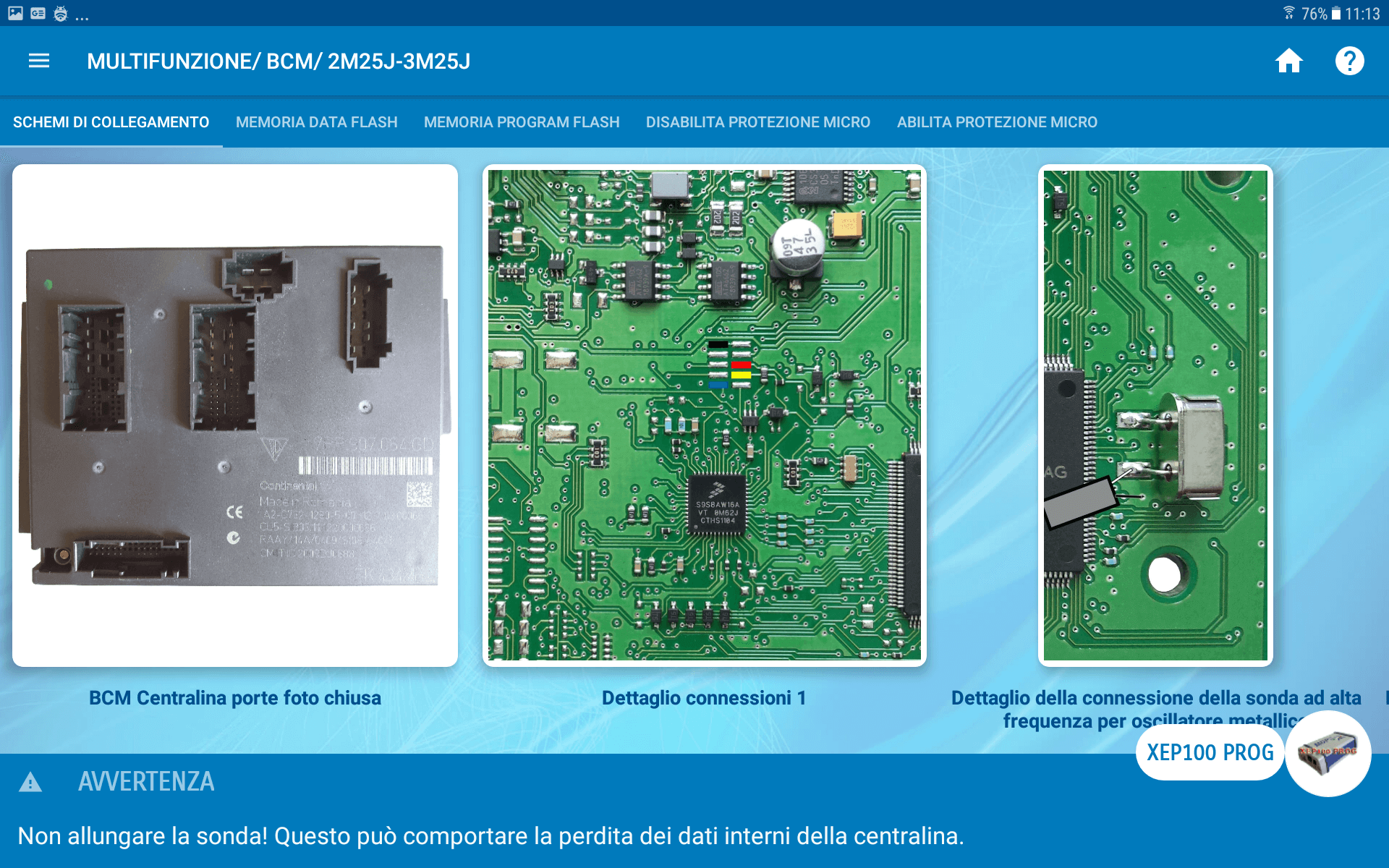 Nuovi dettagli di connessione Nuovi dettagli di connessione