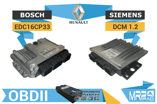 MRPPad version 1.69 Renault group Bosch EDC16 Delphi EC1.2