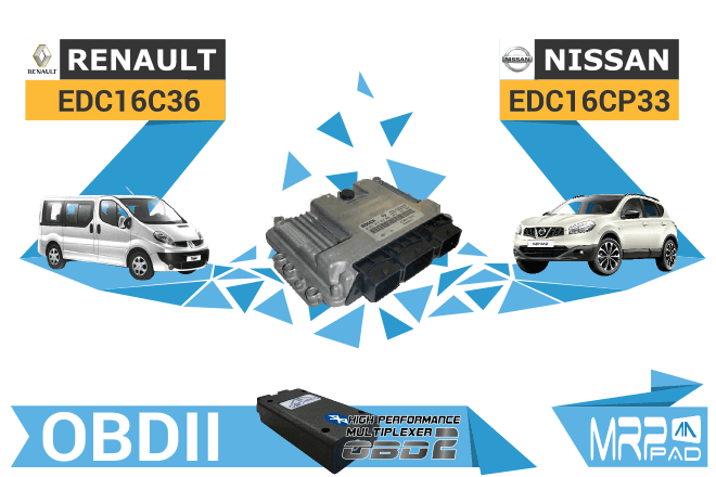 MRPPad versione 1.79 Nissan e Renault EDC16 in OBDII MRPPad versione 1.79 Nissan e Renault EDC16 in OBDII