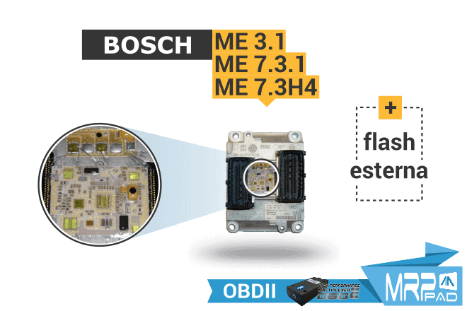 MRPPad 1.88 Bosch ME flash esterna OBDII MRPPad 1.88 Bosch ME flash esterna OBDII