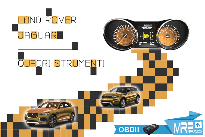 MRPPad V 2.19 Land Rover Jaguar quadri strumenti OBD